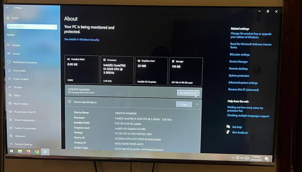 HP Desktop 8