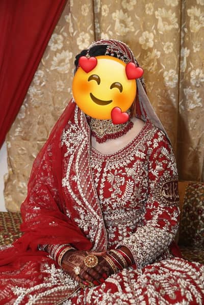 Bridal Lehnga Anari Red Colour for Sale use only one time
