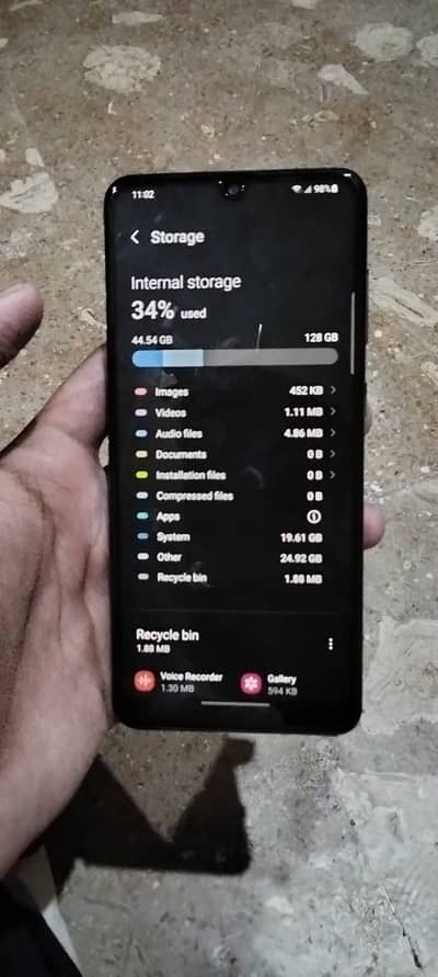 Samsung Mobile A31 for sale