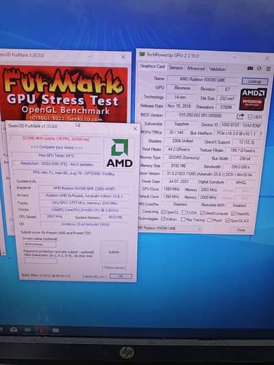 Sapphire Nitro RX 590 Non GME 8GB Graphics Card  With Only one Fan.