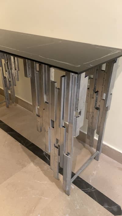 Console Table with Glass top