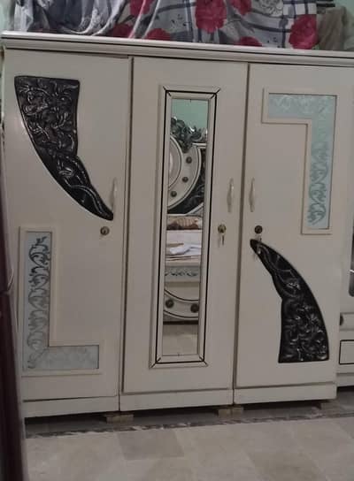 Bed and Wardrobe