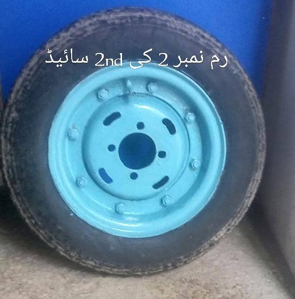 2 عدد ٹائر اور رم سکوٹر کے اور معذور افراد کی بائیک کے لیے 2