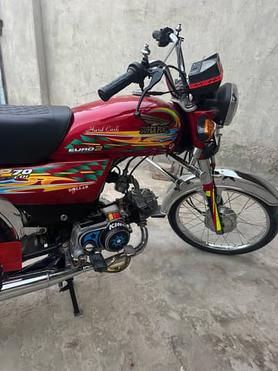 New bike for sale Super power lush condition all documents available