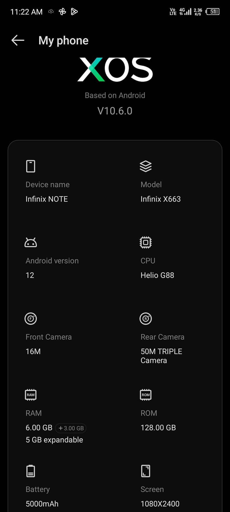 Infinix note 0