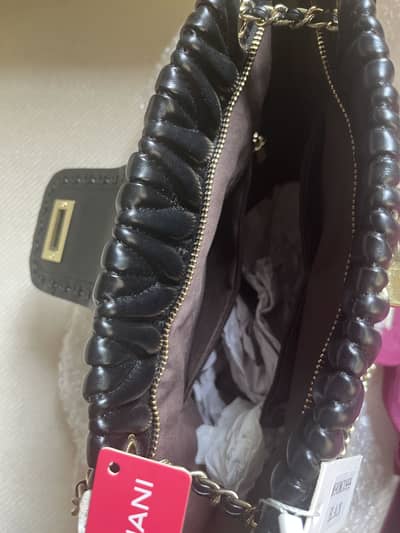Black handbag