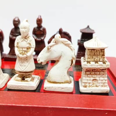 Chinese High-Quality Polymer Resin Terra-Cotta Warriors Figural Set
