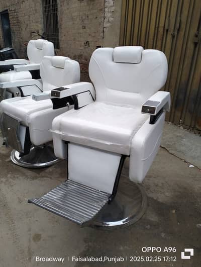 Barber chair/Cutting chair/ Shampoo unit/Trolly/Saloon Furniture.