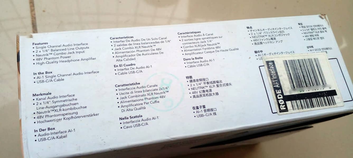 RODE-AI-1 Audio Interface 6