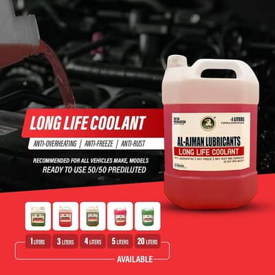 Imported Premixed 50/50 Ready to use Coolant 5 litre AL AJMAN