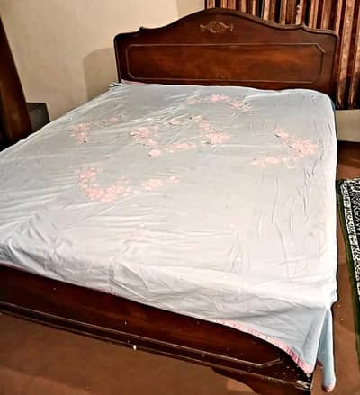 Wooden bed