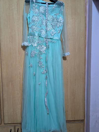 long maxi aqua color