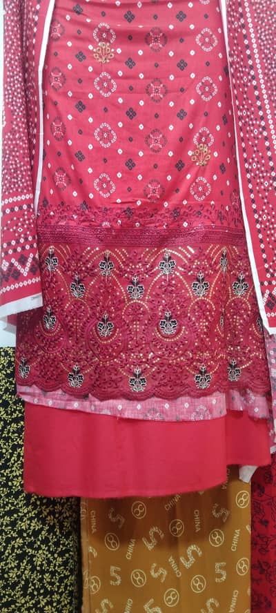 Nishat three piece with Daman Karahi