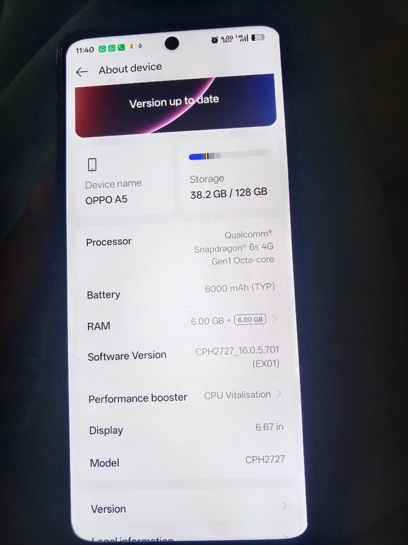 OPPO A5 0