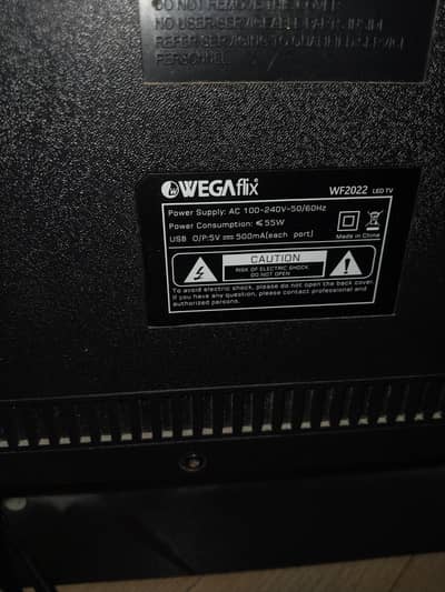 32" LCD wegaflix new condition