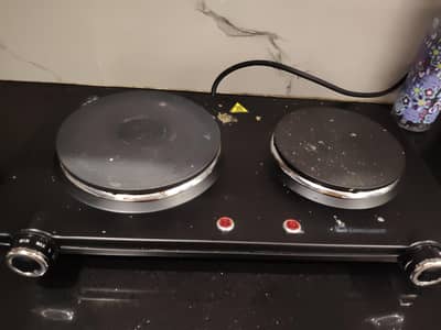 Hot Plate Dawlance 1500+500 W warranty 10years contact 03218661717