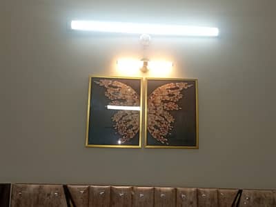 Decorative Angel Wing Frames + Wall Light