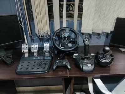 Logitech g920 saitek flight controller xbox controller