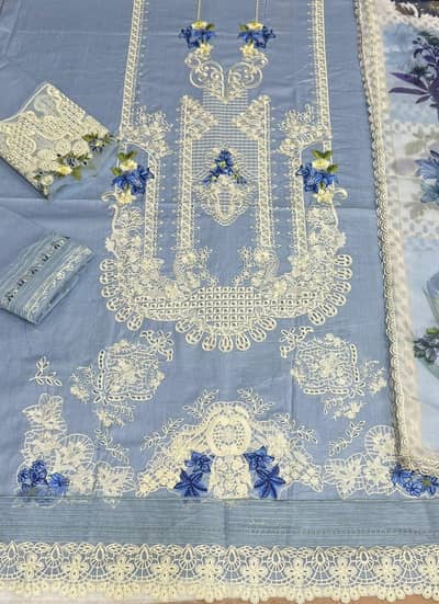  summer luxury collection  brand elaf available in lawn fabric 3pc