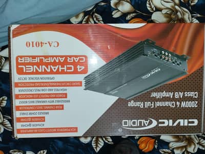 Civic Audio 2000w 4channel high power car amp PN- 03043140378