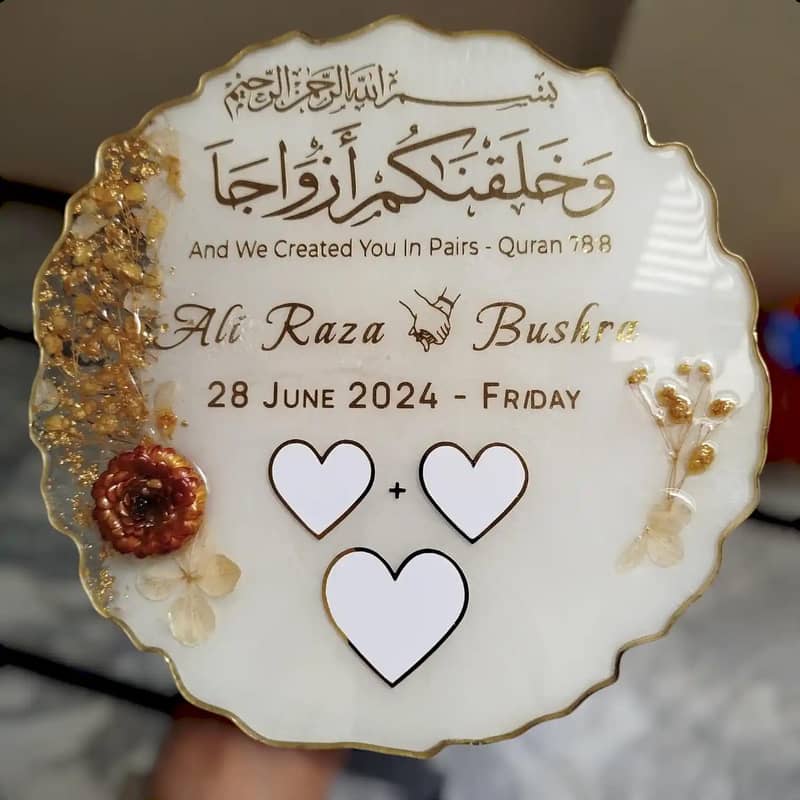 customize resin tray 7