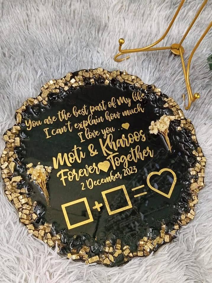 customize resin tray 8