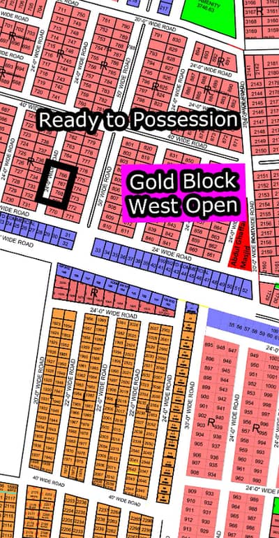 R - (West Open + Gold Block) North Town Residency Phase - 01 (Surjani)