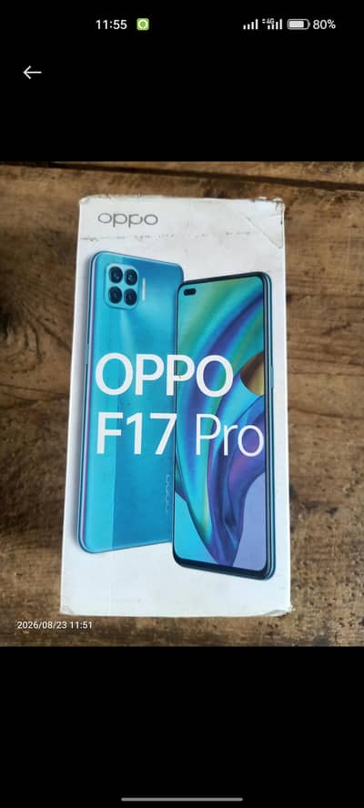 OPPO F17 PRO with Box and charger