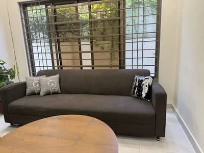 7 seater interwood sofa