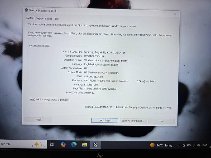 HP EliteBook 845 G7 ( Octa-core Processor ) 4