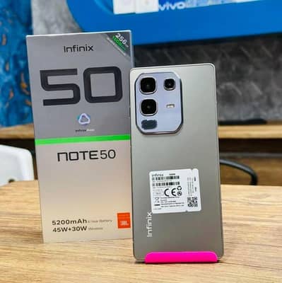 Infinix Note 50 12+256GB WITH BOX CHARGER EXTRA extra 5K MH BETTERY