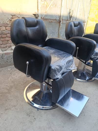 Barber chair/Cutting chair/ Shampoo unit/Trolly/Saloon Furniture.