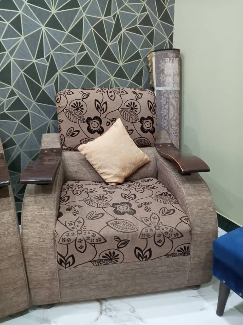 5 seater sofa set , solid wooden sofa with table , solid sofa set , 3