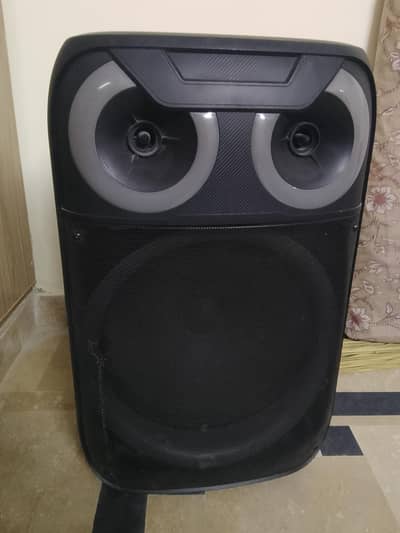 Sound System Speaker with two wireless Bluetooth mics