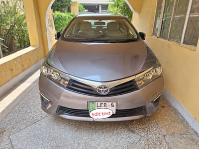 Toyota Corolla GLI 2016