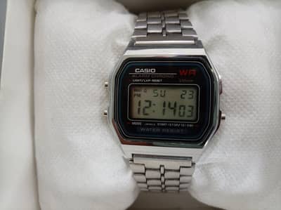 Original Casio A159W Vintage Steel Watch – Mint, 100% Functional