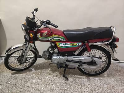 Honda CD 70 2022/23 Excellent Condition Like Zero Meter Bike