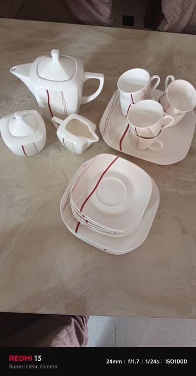 6 piece tea set