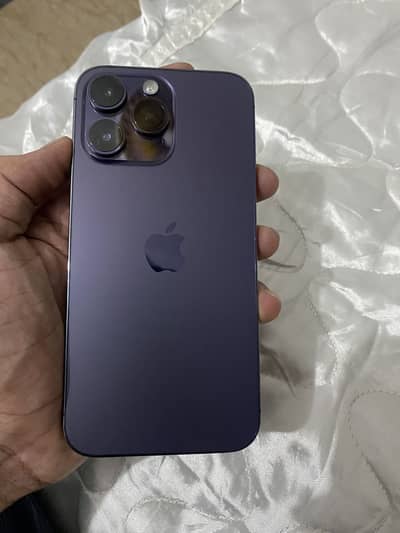 Apple iPhone 14 Pro Max factory unlocK battery health 97% water pack
