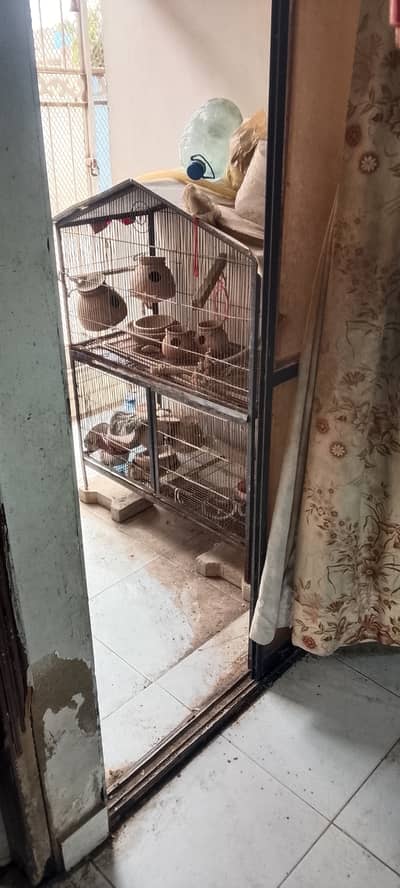 Iron cage double floor