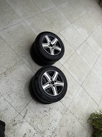 Imported Japanese 13 Inch Rims With New 2025 tyres Alto and small cars