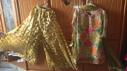 Party wear shirt and shahrara