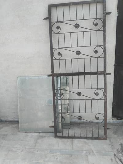 window frame and mirror