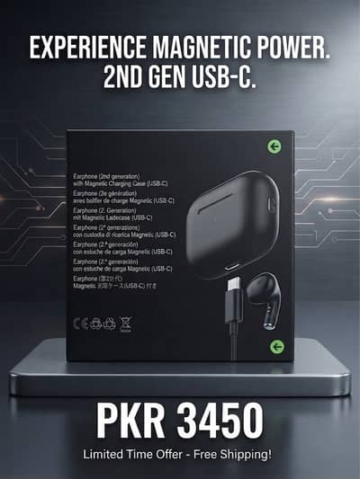 Experience Magnetic Power with 2nd Gen USB-C Earphones
