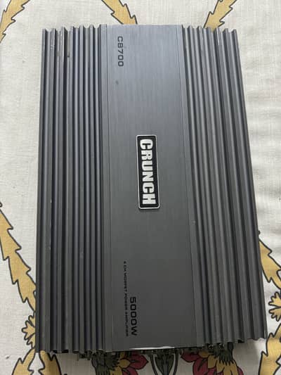 Crunch C8700 5000W 4-Channel MOSFET Car Amplifier