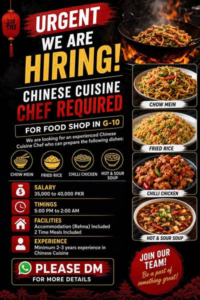 chef required