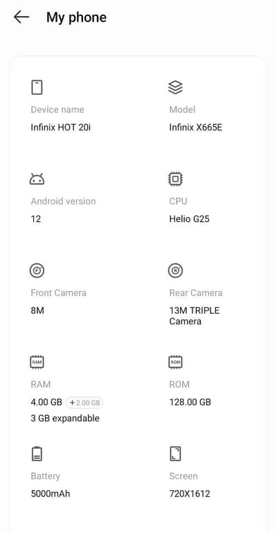 Infinix Hot 20i