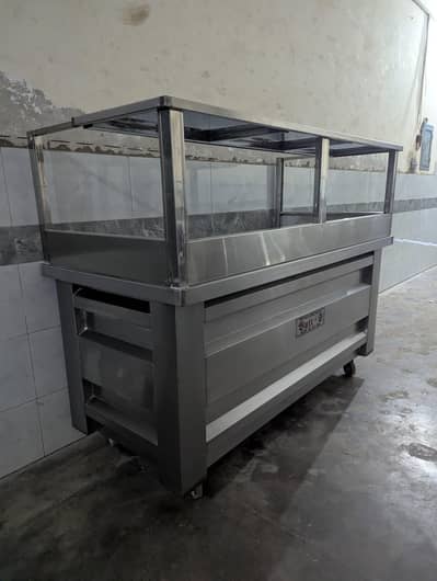 Pure Stainless steel Food Counter | High-End counter | Food counter