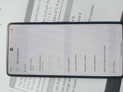 Google Pixel 7 Official Approved dual sims, 256 gb