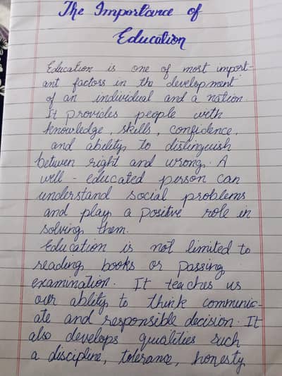 assignment writing work